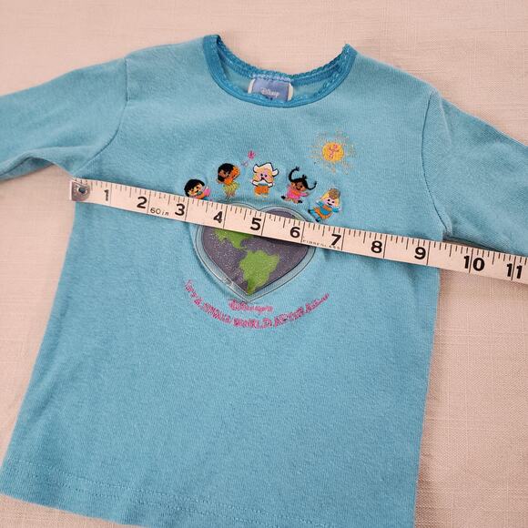 Y2k Small World Disney Long Sleeve 12 months - Picture 5 of 6